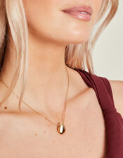 Drop Curve Pendant Necklace, , large