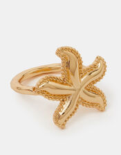 Starfish Ring Gold, Gold (GOLD), large