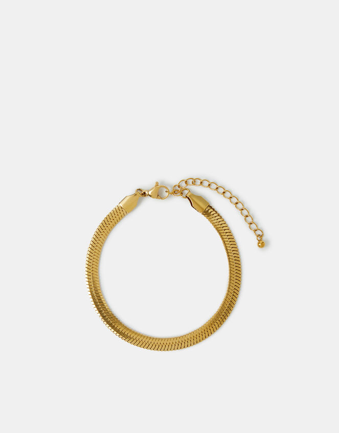 Stainless Steel Omega Chain Bracelet, , large