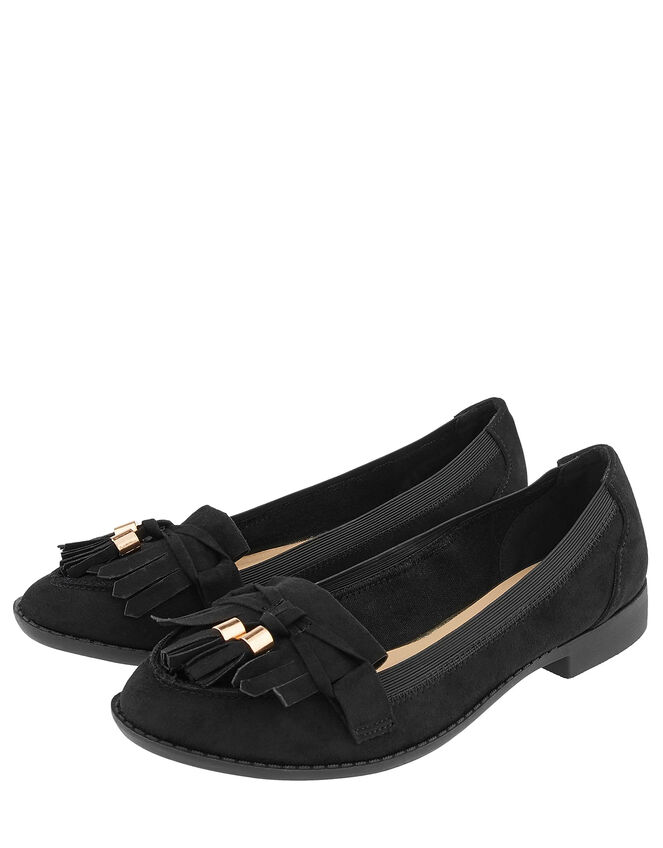 Latimer Elasticated Loafers, Black (BLACK), large