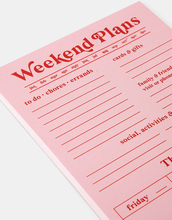 Good Tuesday Weekend Plans Pad A5, , large