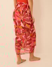 Floral Print Sarong, , large