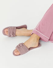 Waffle Twist Mules, Mink (MINK), large
