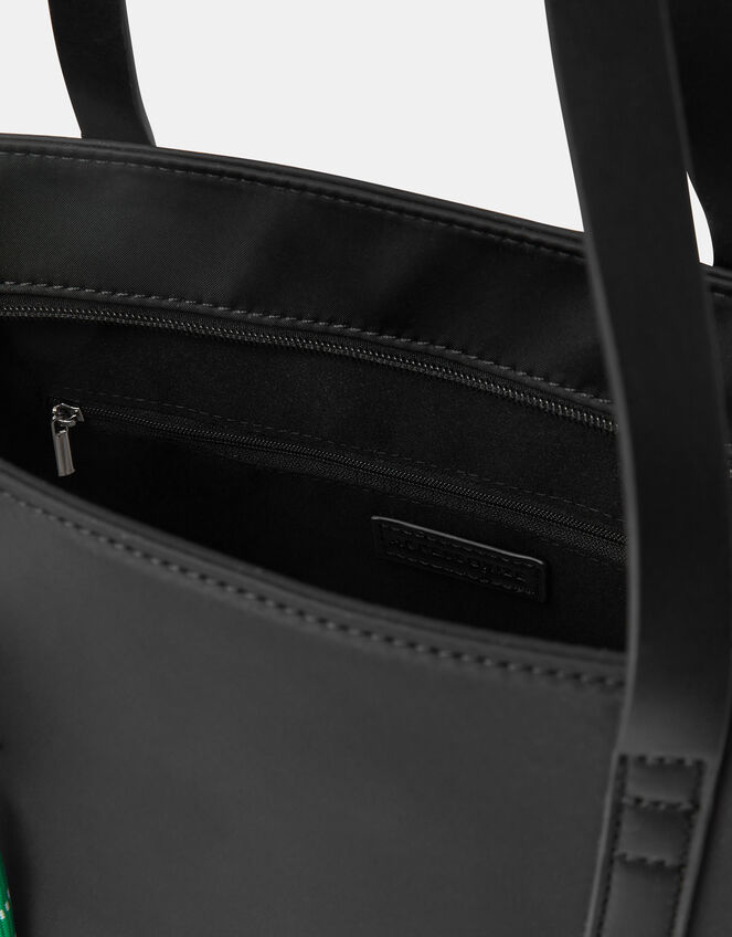 Harper Nylon Laptop Tote Bag, Black (BLACK), large