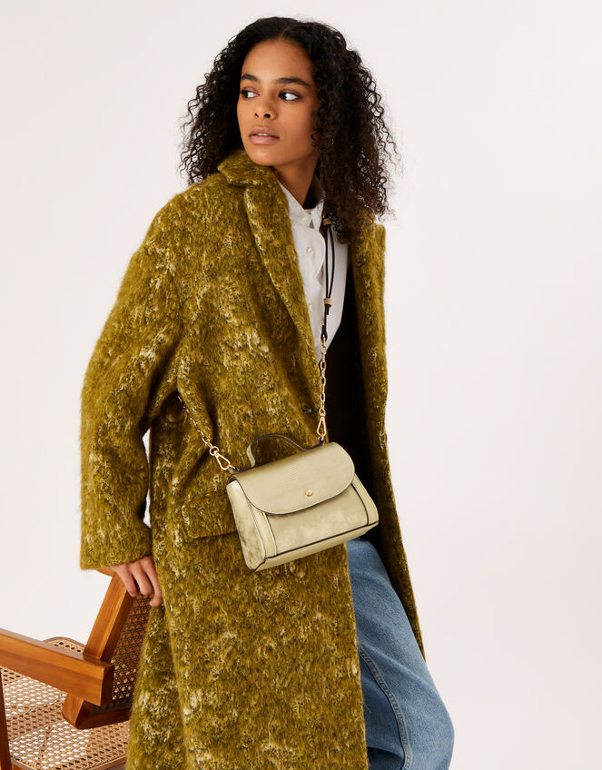 Eleanor Top Handle Bag, Gold (GOLD), large