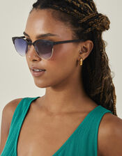 Metal Detail Sunglasses, , large