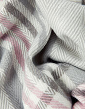 Check Blanket Scarf, , large