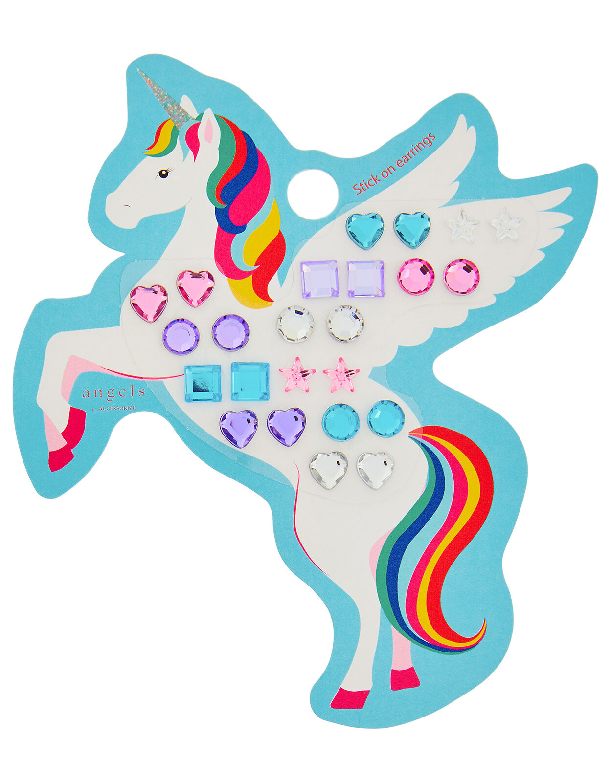 Unicorn stick on earrings shop
