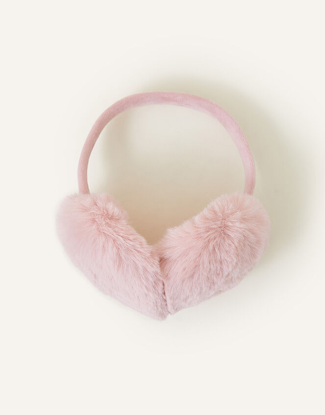 Faux Fur Earmuffs, Pink (PINK), large