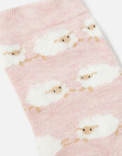 Fluffy Sheep Ankle Socks, , large