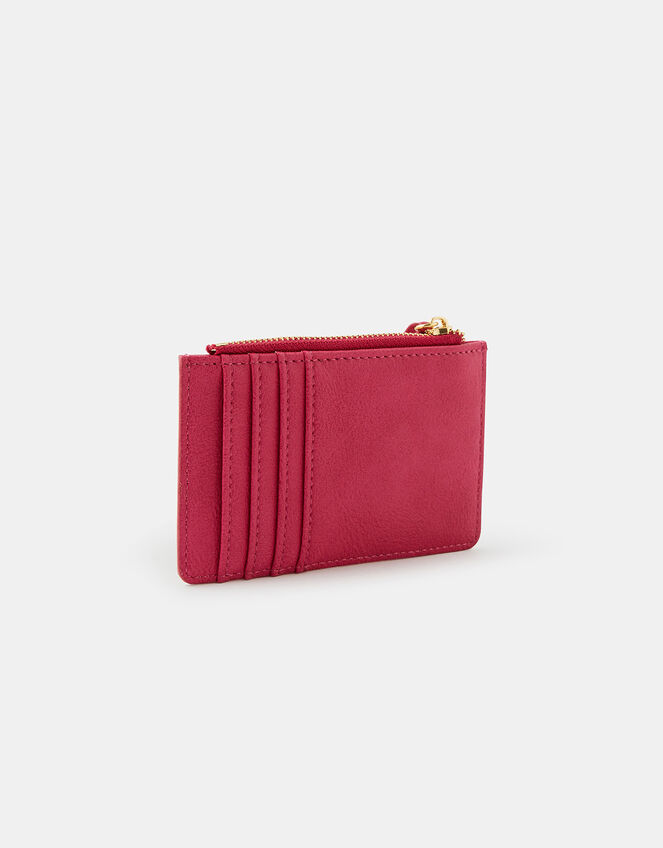 Shoreditch Card Holder with Charm, Pink (FUCHSIA), large