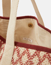 Diamond Crochet Shopper Bag, , large