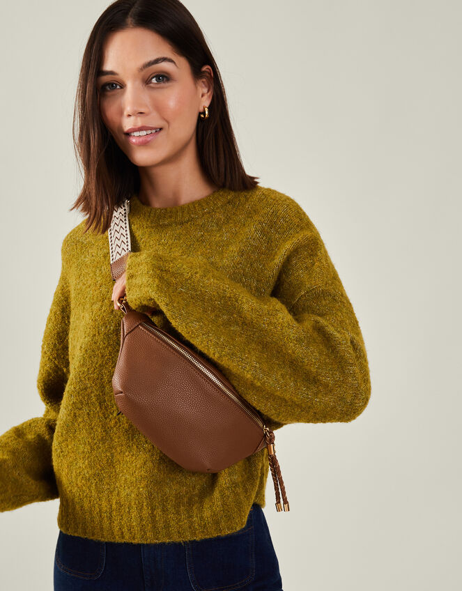 Sling Bum Bag, Tan (TAN), large