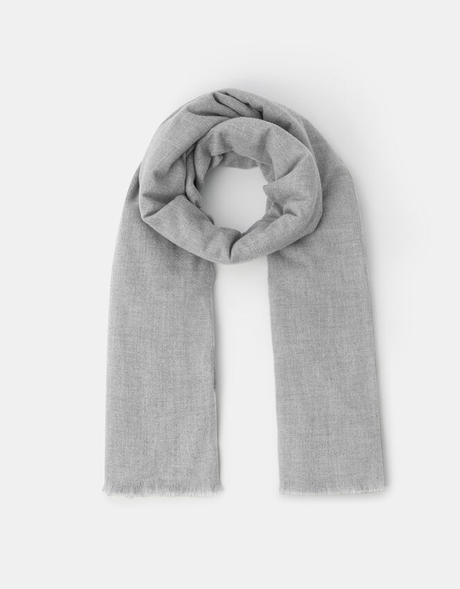 Grace Super-Soft Blanket Scarf, Grey (GREY), large