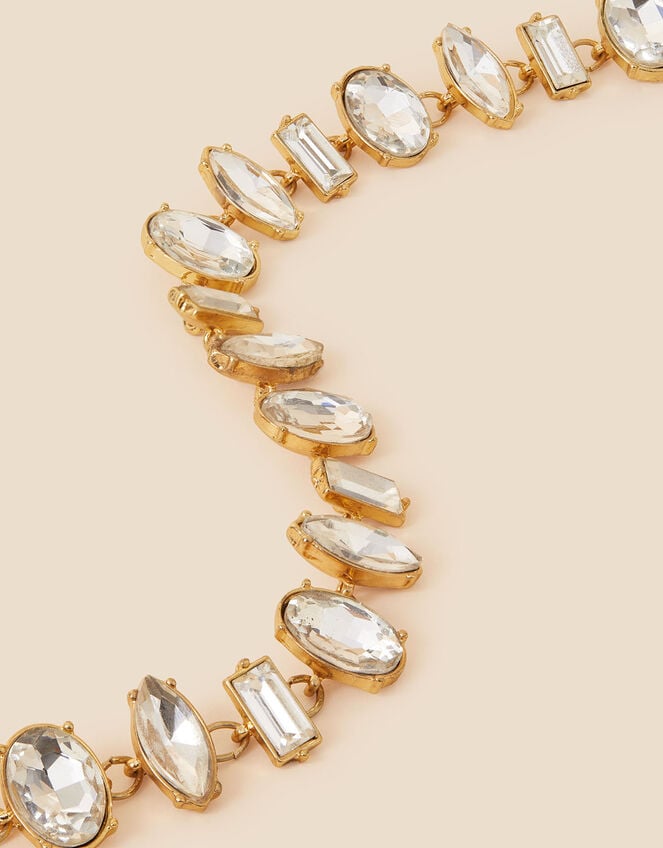 Statement Gem Crystal Collar Necklace, , large