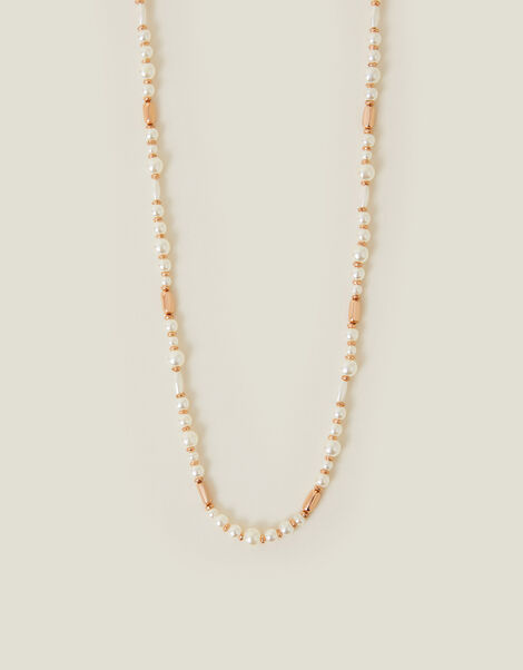 Pearl Bead Round Necklace, , large