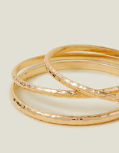 3-Pack Textured Bangles, , large