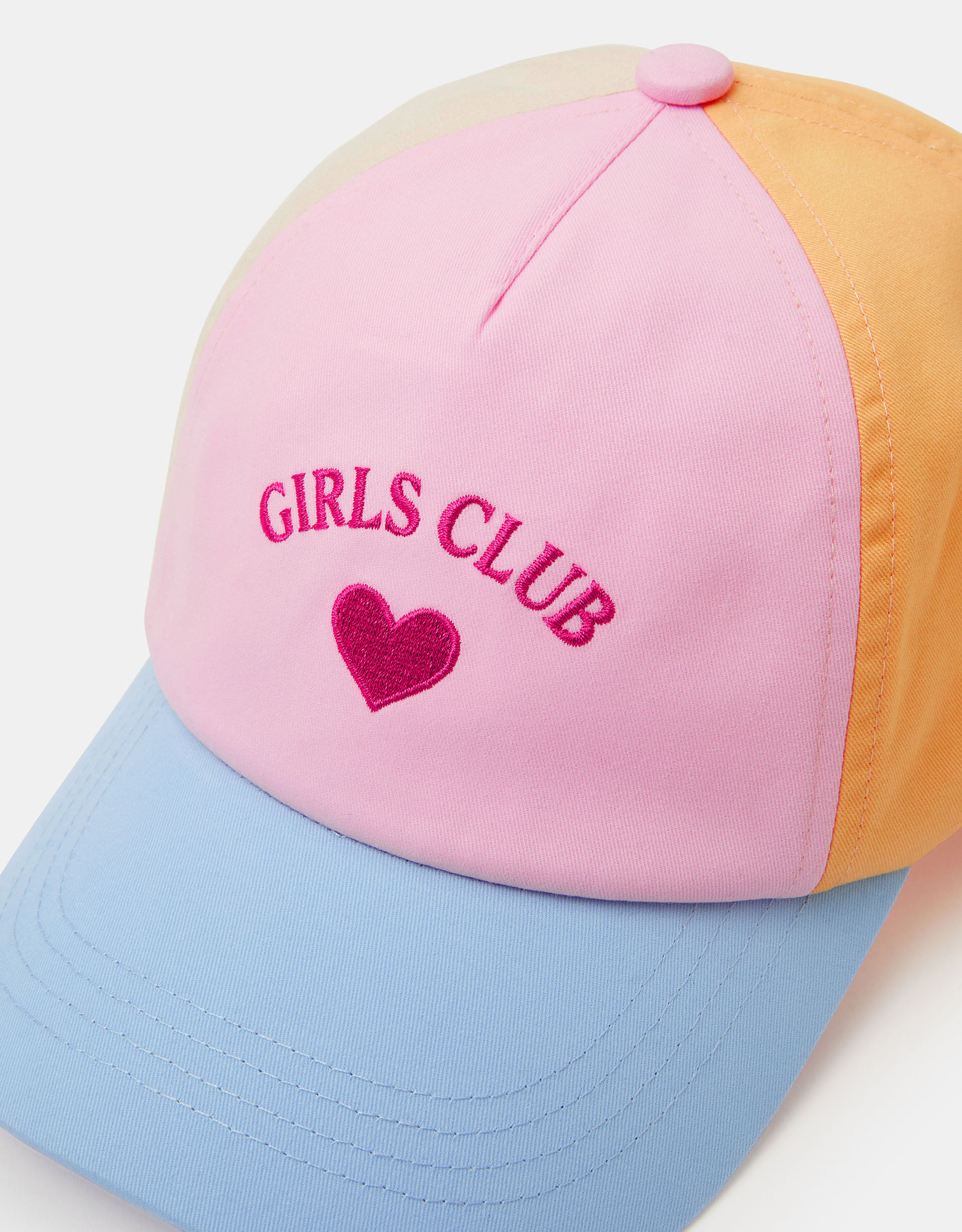 Girls Club Colourblock Baseball Cap Multi | Girls Hats & Caps