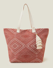 Jacquard Tote Bag, , large