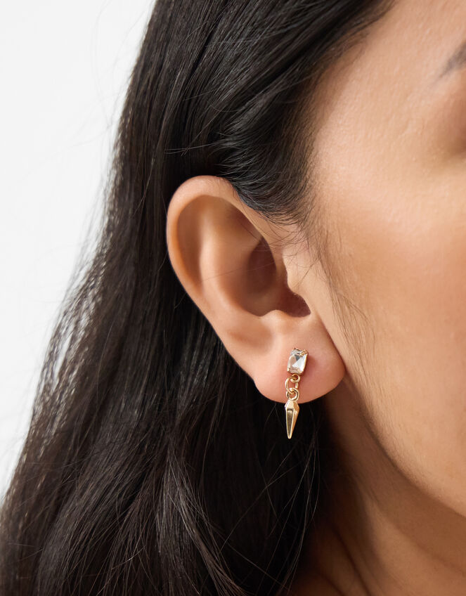 3-Pack Spike Hoop & Stud Earrings, , large