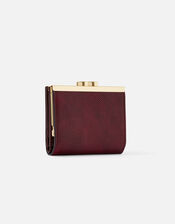 Clip Frame Purse, Red (BURGUNDY), large