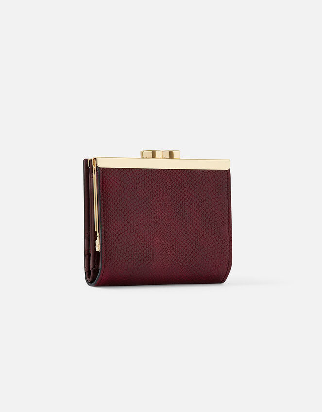 Clip Frame Purse, Red (BURGUNDY), large