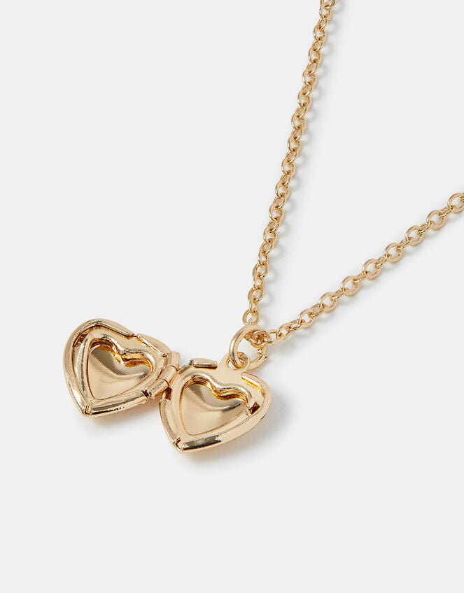 Heart Locket Pendant Necklace, , large