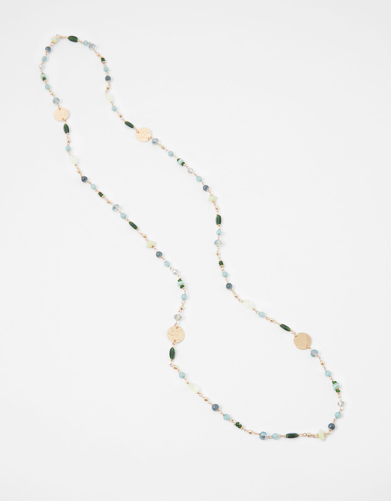 Extra Long Beaded Rope Necklace