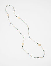 Extra Long Beaded Rope Necklace, , large