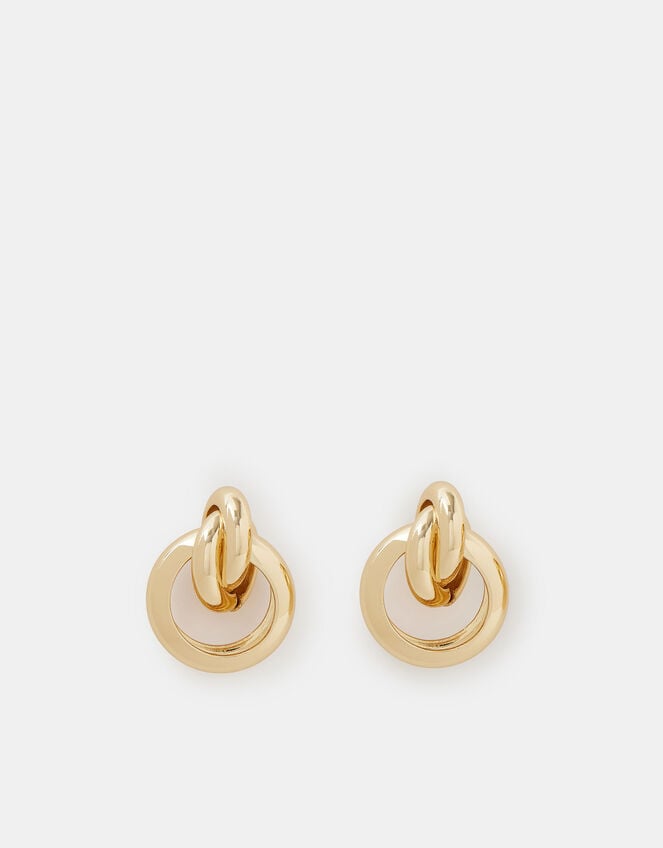 Statement Knot Stud Earrings, , large