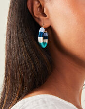 Chunky Thread Hoop Earrings, , large