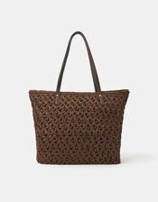 Raffia Tote Bag, , large