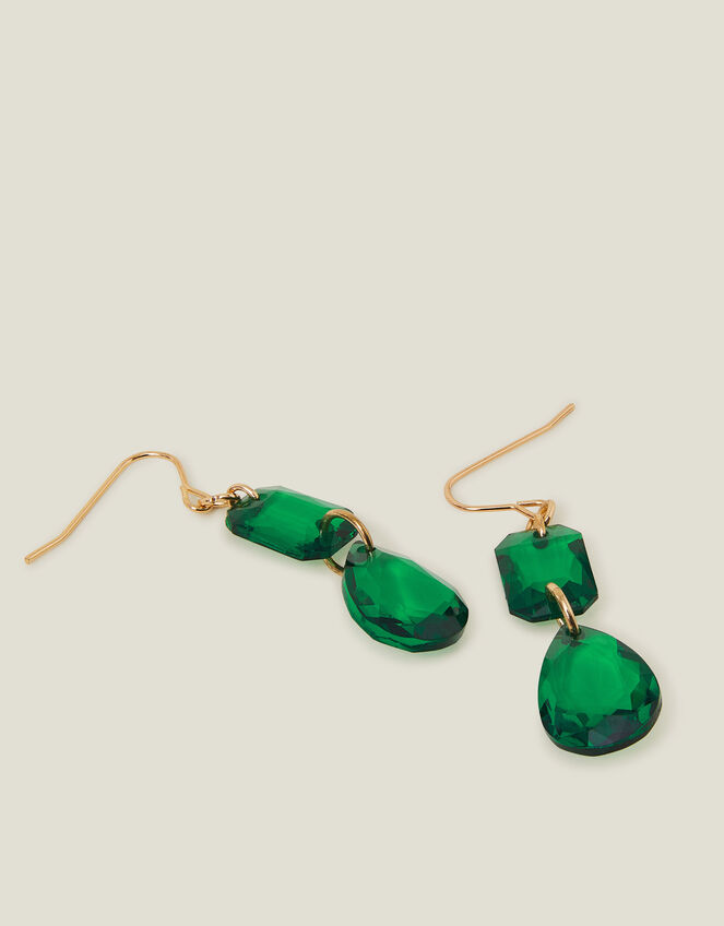 Cut Crystal Drop Earrings, , large