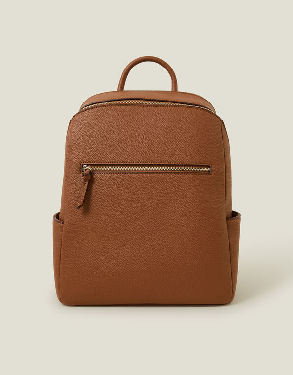 Smart Zip Around Backpack, Tan (TAN), large