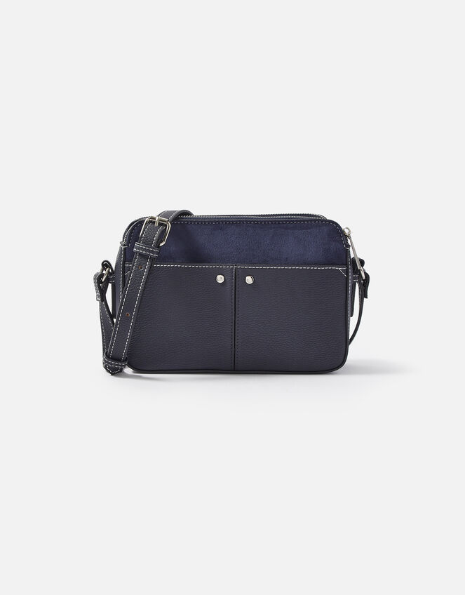 Charlotte Cross-Body Bag, Blue (NAVY), large