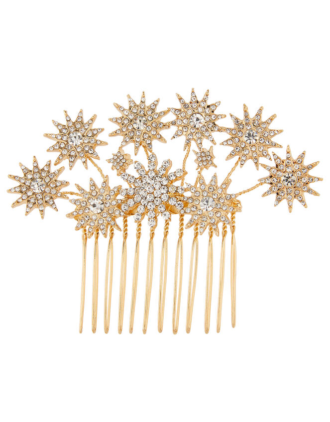 Sparkly Star Statement Hair Comb, , large