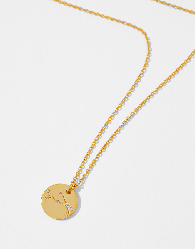 Gold Vermeil Constellation Necklace – Aries, , large