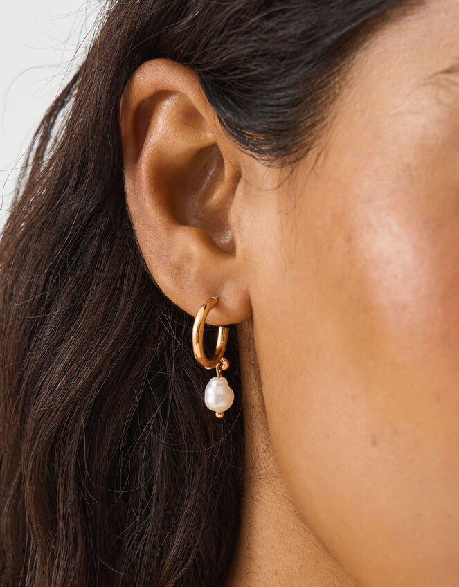 6-Pack Pearl Stud & Hoop Earrings, , large