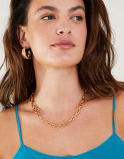 14ct Gold-Plated Chain Link Necklace, , large
