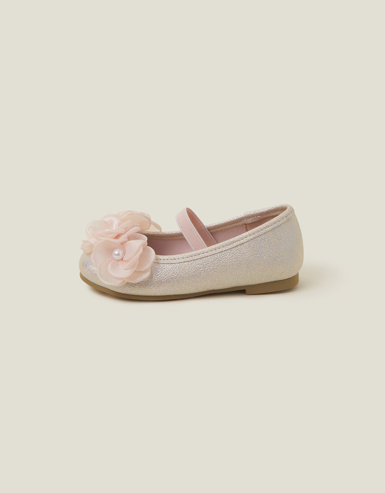 Baby pink flats hot sale