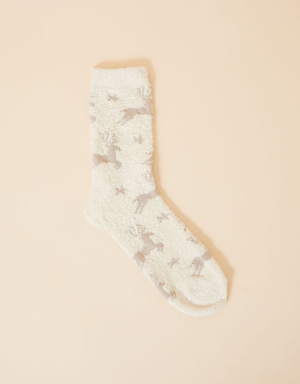 Reindeer Super-Soft Cosy Socks, , large