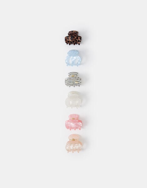 6-Pack Mini Resin Claw Clips, , large