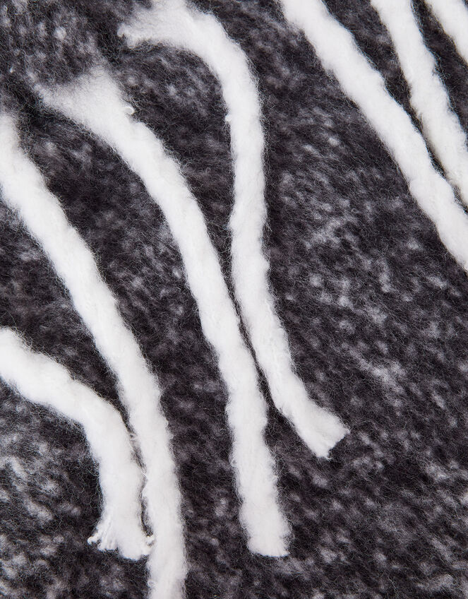 Super Fluffy Scarf, Black (BLACK), large