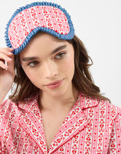 Heart Print Cotton Shorts Pyjama Set, Pink (PINK), large