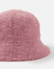 Fluffy Bucket Hat, Pink (PINK), large