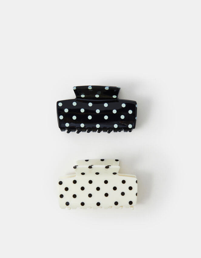 2-Pack Polka Dot Claw Clips, , large