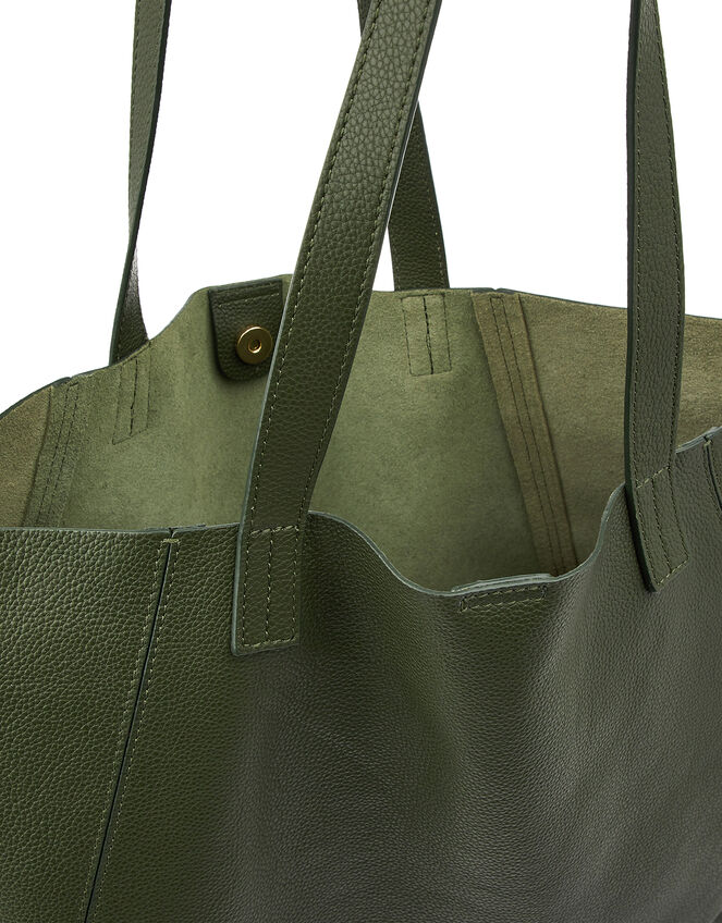 Myra Leather Tote Bag, , large