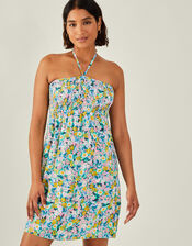 Ditsy Floral Bandeau Mini Dress, Multi (BRIGHTS MULTI), large