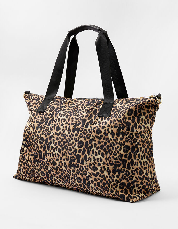 Robyn Leopard Print Weekend Bag Weekend bags Accessorize UK
