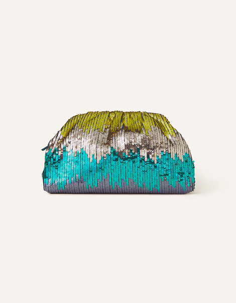 Ombre Sequin Clutch, Multi (BRIGHTS-MULTI), large